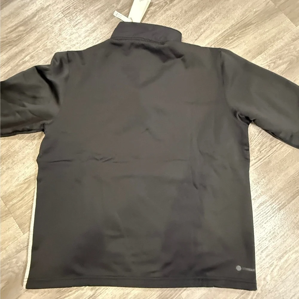 Adidas Men Black‎ Grey Colorblock Pullover Jacket Primegreen Size XL